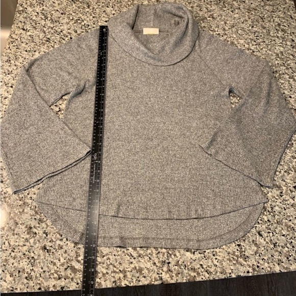 Anthropologie Sweater M Turtleneck Grey - Picture 2 of 10